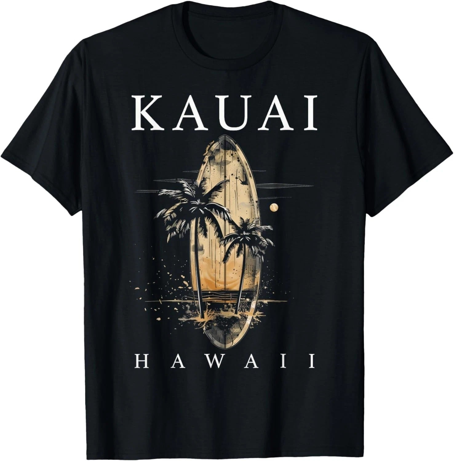 Kauai Hawaii Surf Hawaiian Vintage Surfing Surfer Gift Unisex T-Shirt