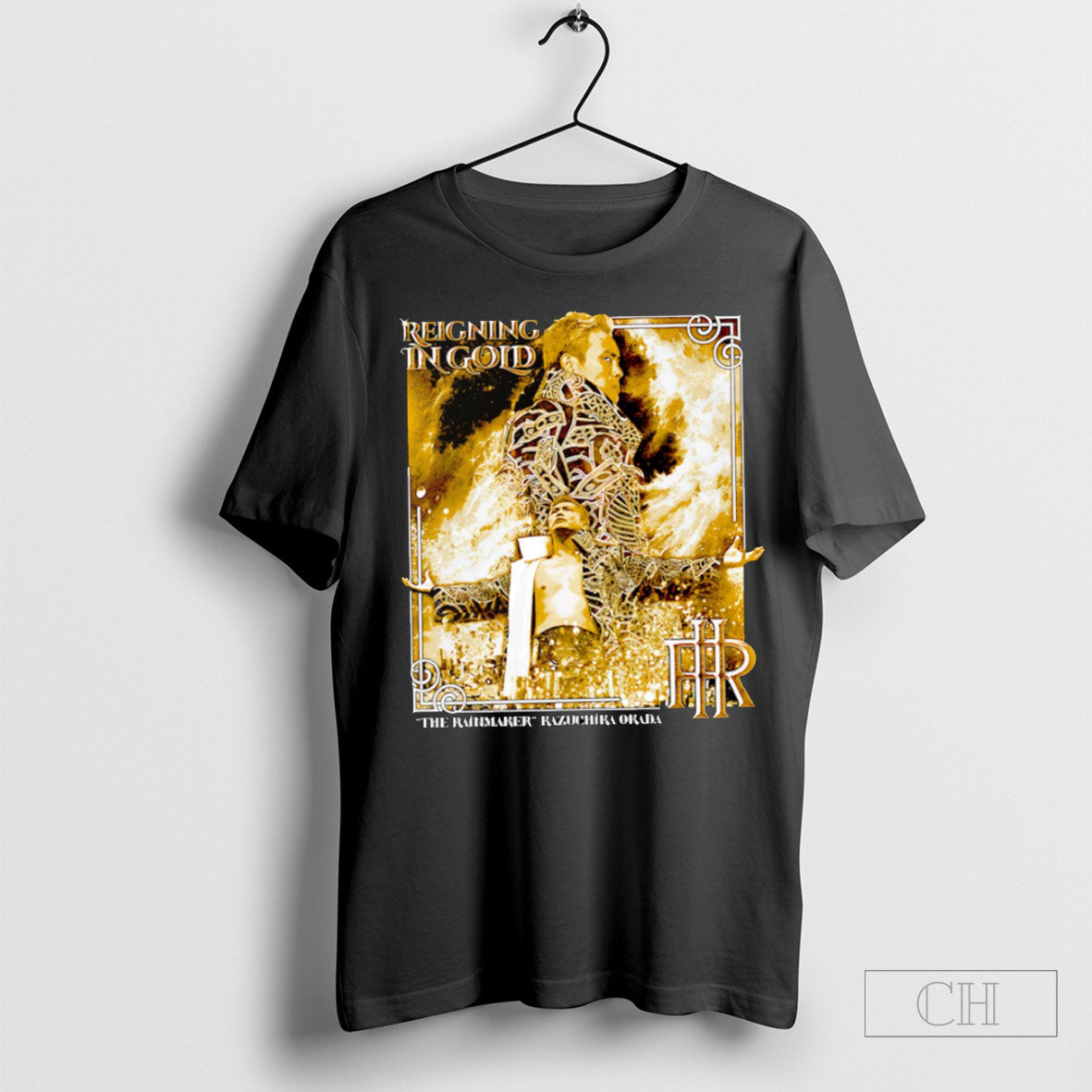 Kazuchika Okada Reigning In Gold - clothing by TeeHivey.com