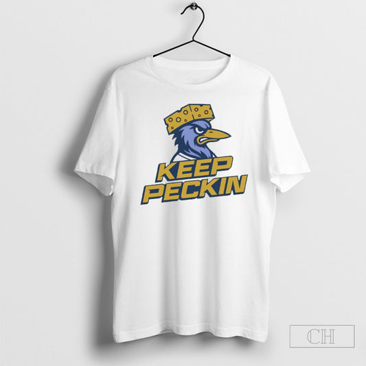 Keep Peckin Birds Cheese Milwaukee Brewers Baseball Shirt