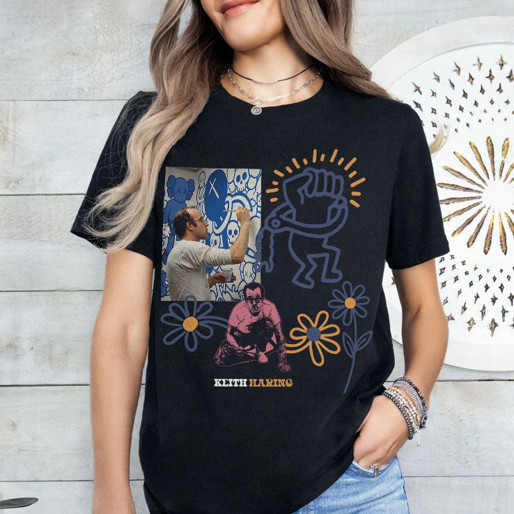 Keith Haring Tribute T Shirt