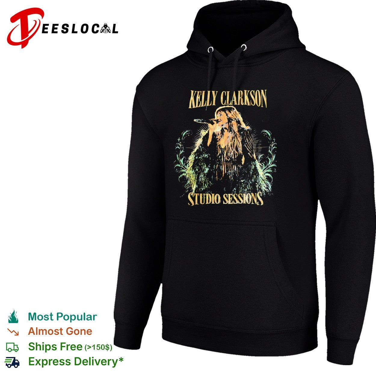Kelly Clarkson Studio Sessions Las Vegas vintage shirt