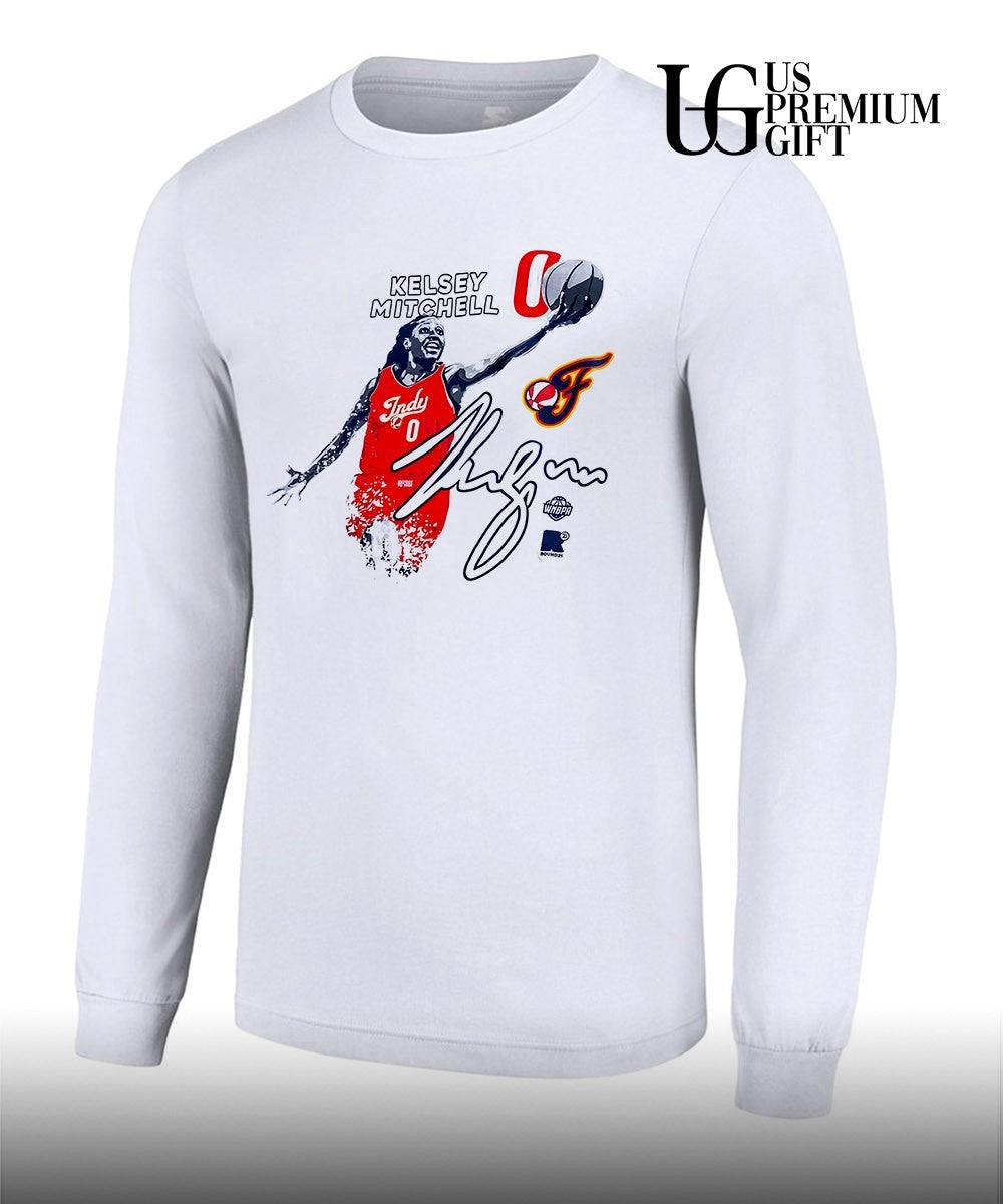 Kelsey Mitchell Indiana Fever WNBPA Round21 Indy 0 signature shirt