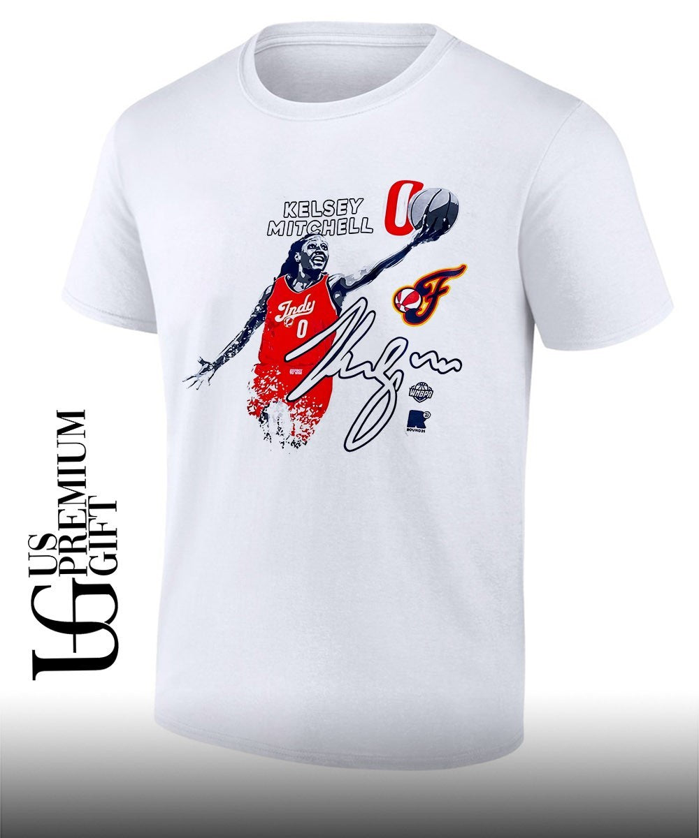 Kelsey Mitchell Indiana Fever WNBPA Round21 Indy 0 signature shirt