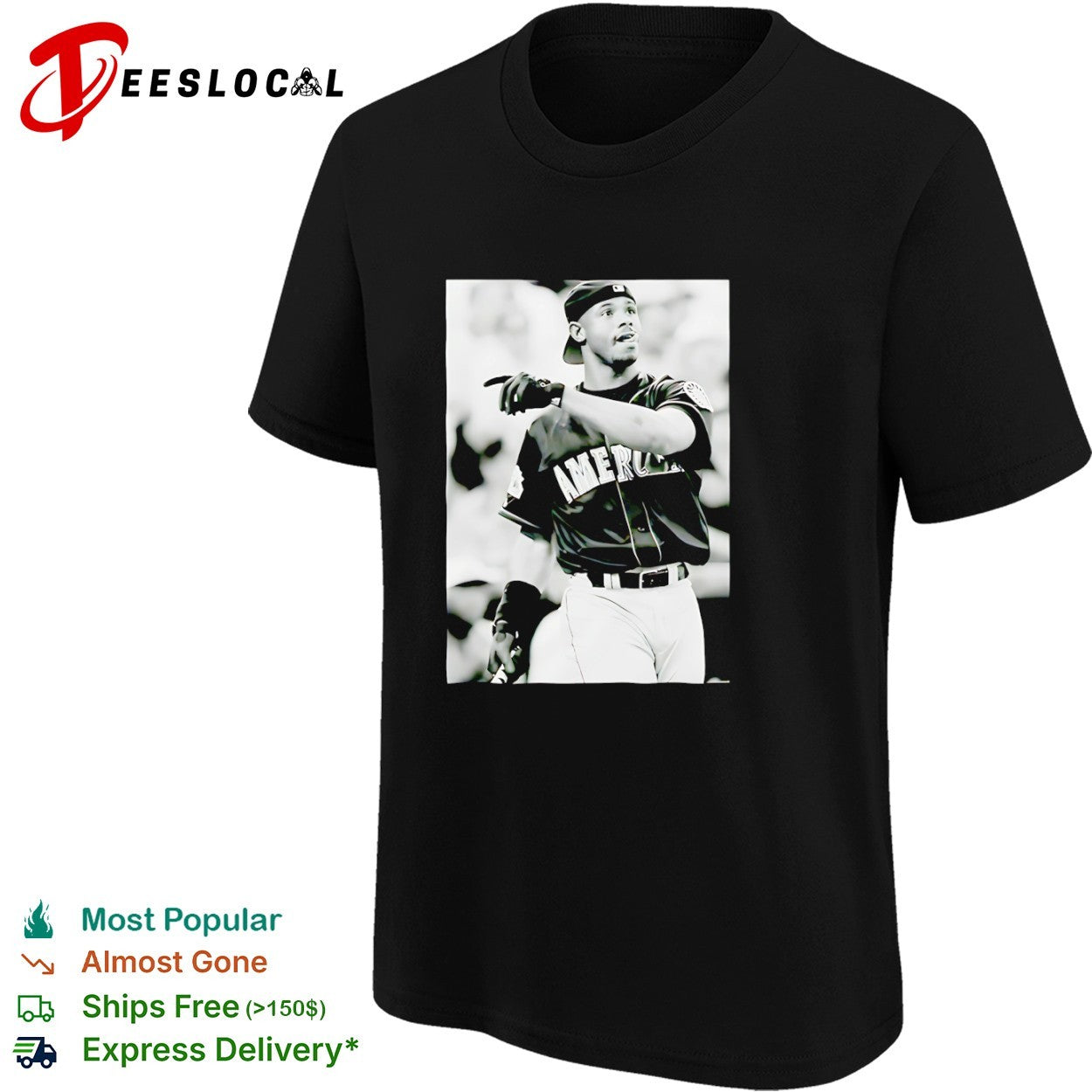 Ken Griffey Jr Seattle Mariners MLB American League All Star Game 1992 shirt