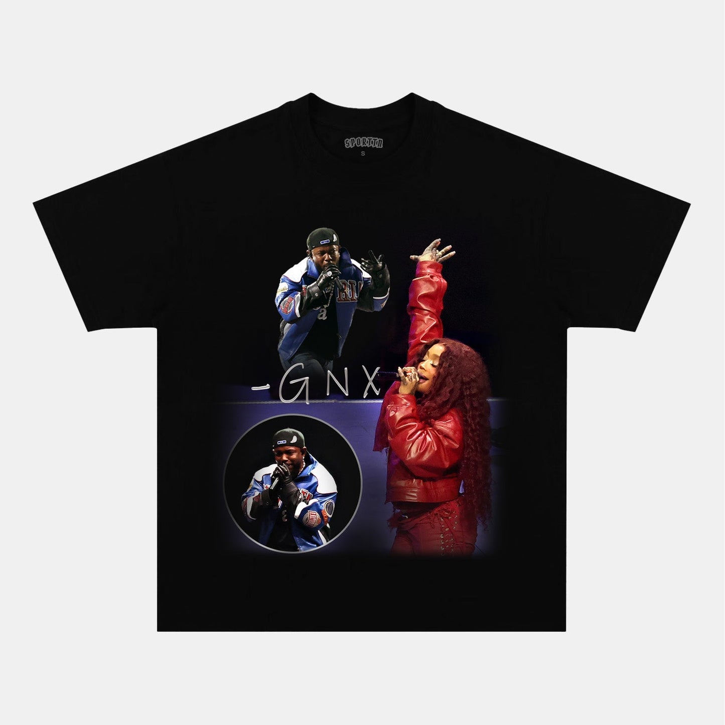 Kendrick Lamar and SZA TEE V6 - clothing by TeeHivey.com (Image 1)