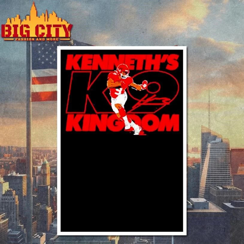 Kenneth Walker III Kansas City Chiefs K9 Kenneth’s Kingdom Shirt