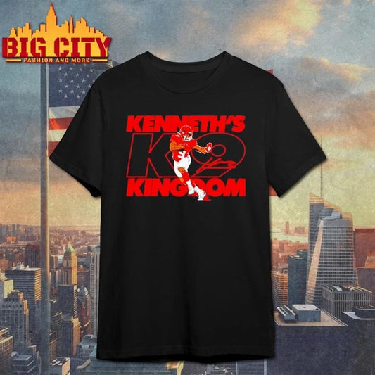 Kenneth Walker III Kansas City Chiefs K9 Kenneth’s Kingdom Shirt