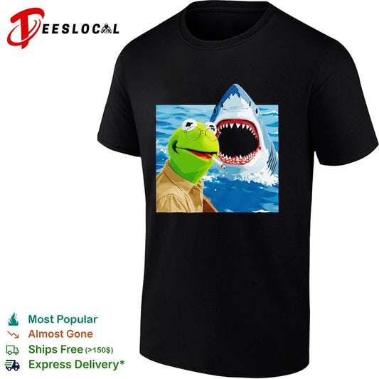 Kermit the Frog x Jaws Movie Shirt