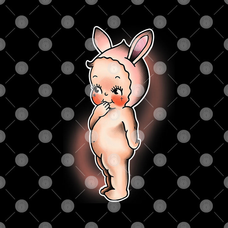 Kewpie Baby Bunny Rabbit T Shirt