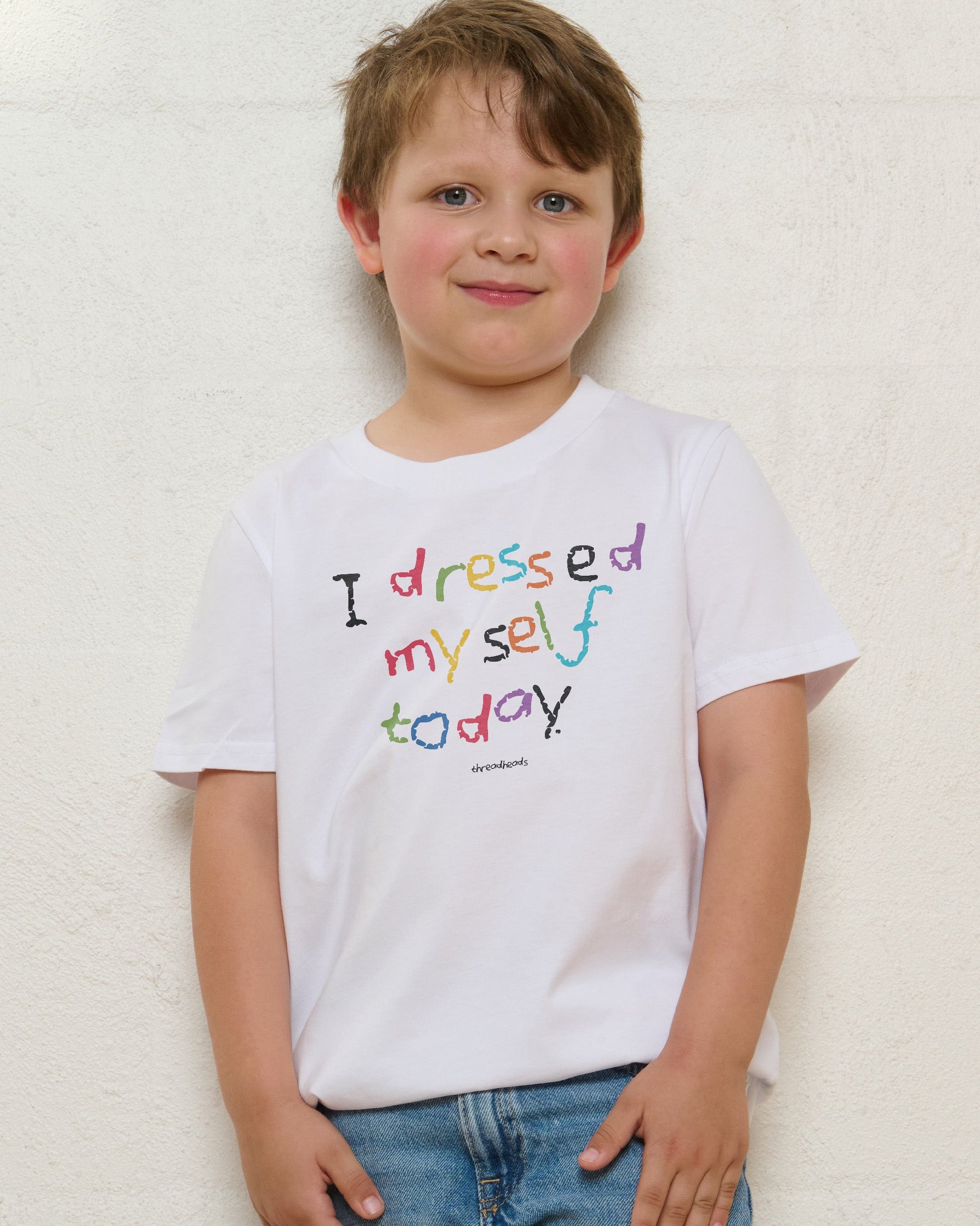 I Dressed Myself Today Kids T-Shirt