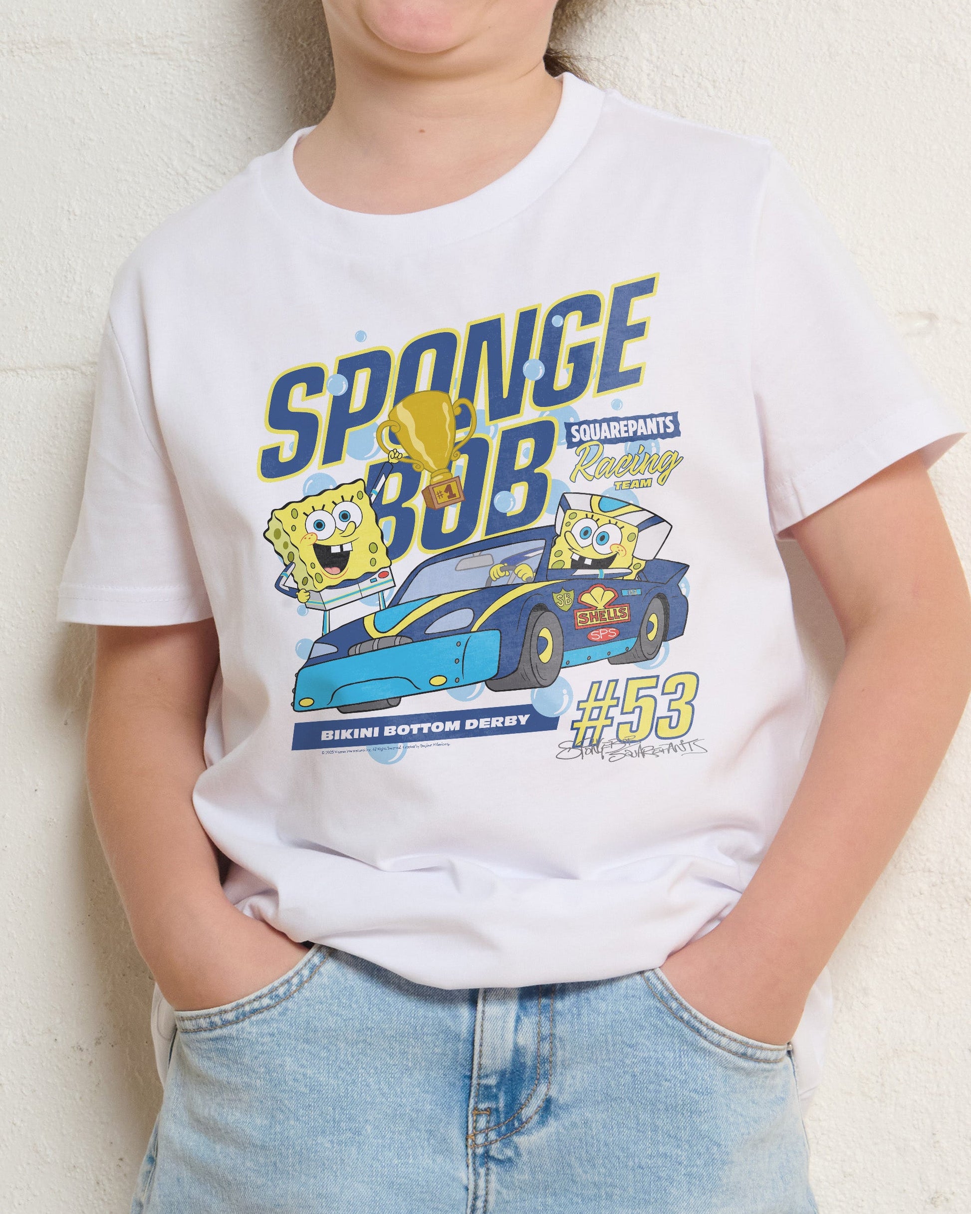 Spongebob Racing Kids T-Shirt