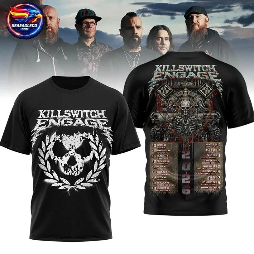 Killswitch Engage 2026 North American Tour Two Sided Shirt
