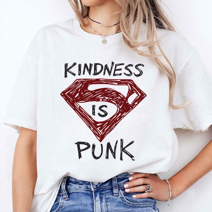 Kindness Is Punk Superman T Shirt