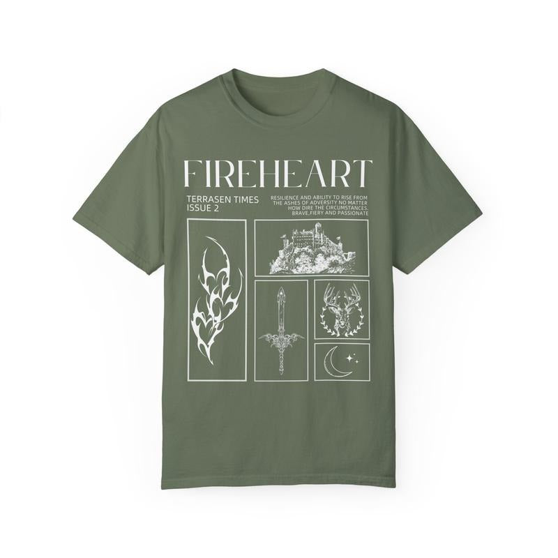Kingdom Of Ash T-Shirt Throne Of Glass Bookish Merch Aelin Galathynius Sarah J Maas Booktok Merch SJM Universe Acotar Merch