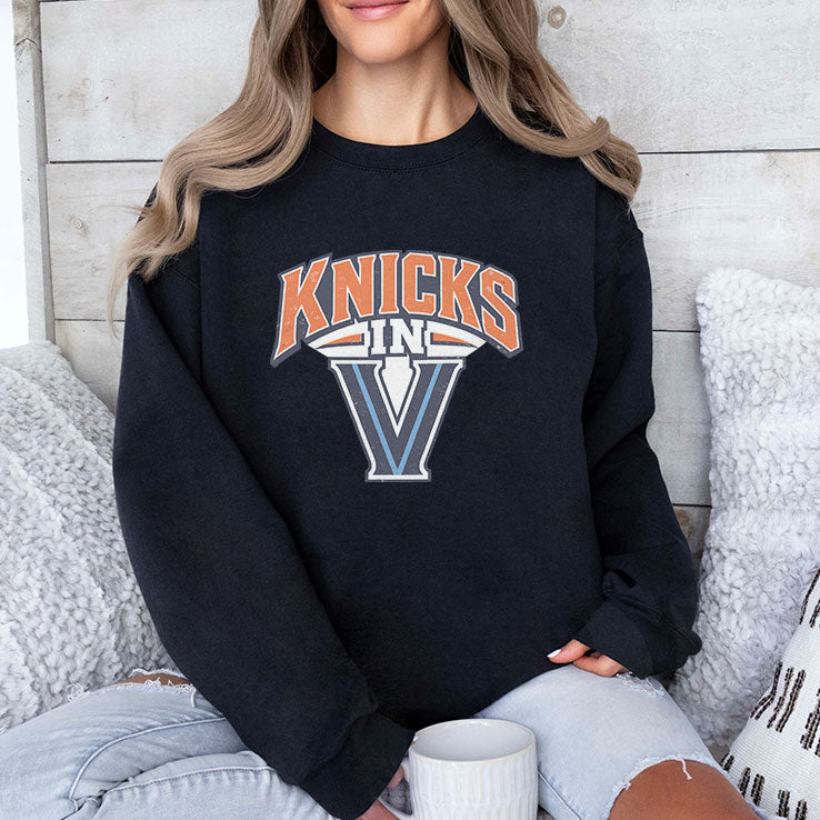 Knicks In 5 V Logo Championship T Shirt