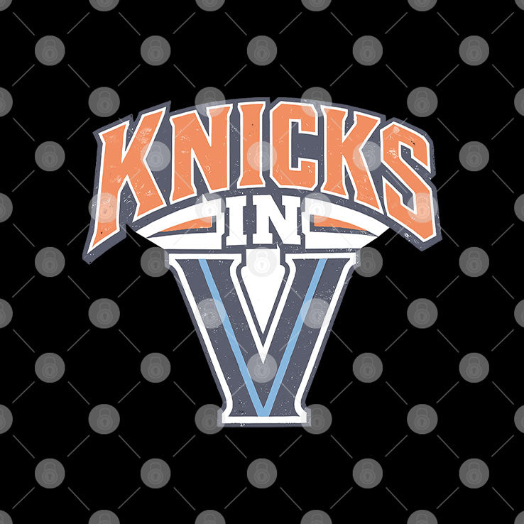Knicks In 5 V Logo Championship T Shirt