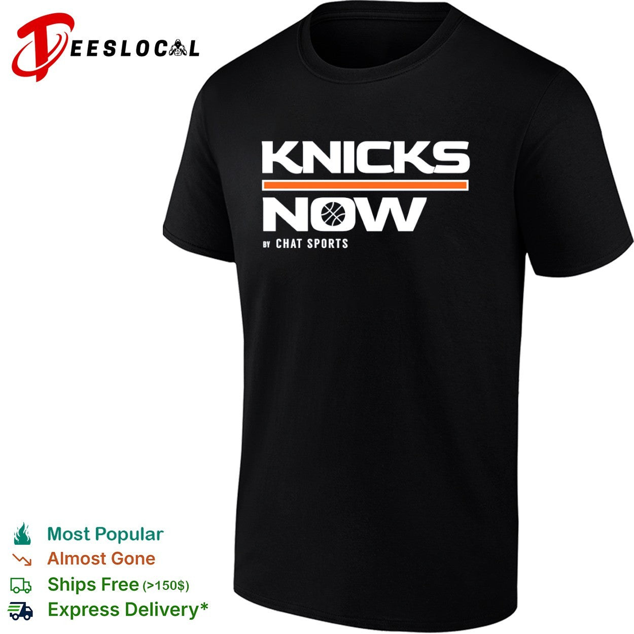 Knicks Now by Chat Sports New York Knicks National Basketball shirt