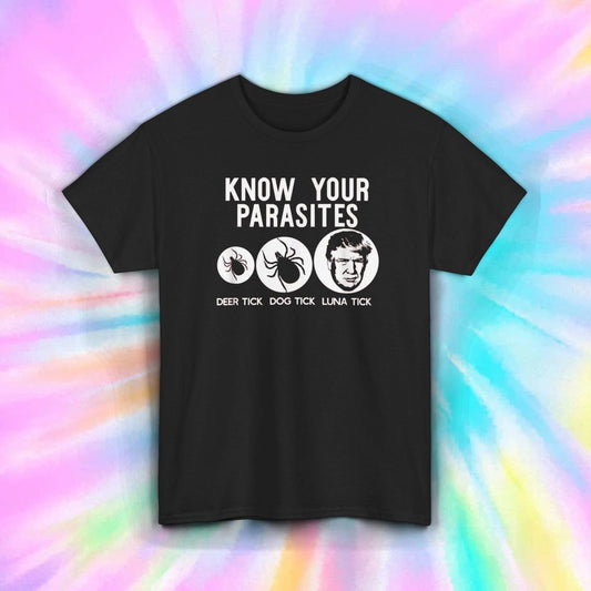 Know Your Parasites Shirt Funny Anti Trump Political Humor Graphic S-5XL
