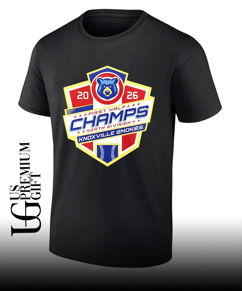 Knoxville Smokies Baseball 2026 First Half Champs North Division T shirt