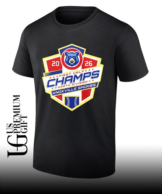 Knoxville Smokies Baseball 2026 First Half Champs North Division T shirt