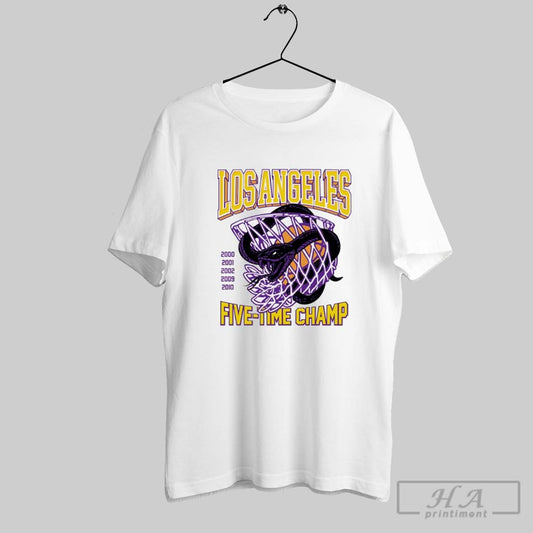 Kobe Bryant Mamba Los Angeles Five Time Champ Shirts