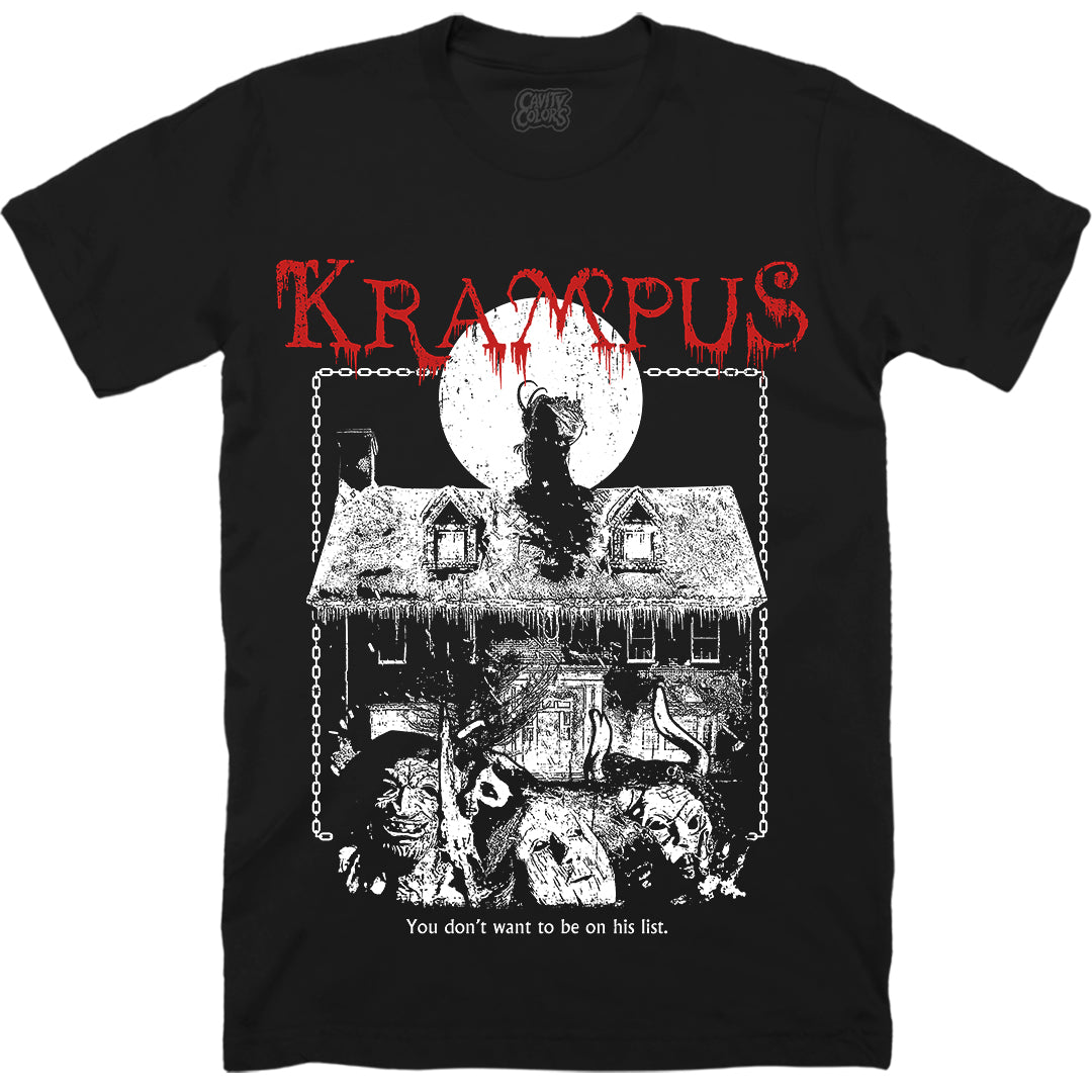 KRAMPUS: THERE GOES THE NEIGHBORHOOD - T-SHIRT - clothing by TeeHivey.com (Image 1)