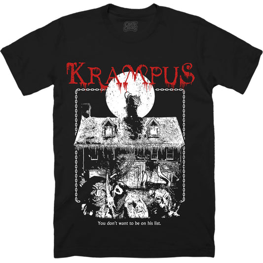 KRAMPUS: THERE GOES THE NEIGHBORHOOD - T-SHIRT - clothing by TeeHivey.com (Image 1)