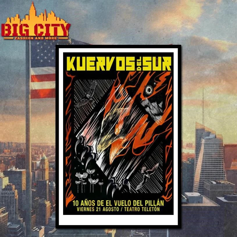 Kuervos Del Sur Teatro Teleton Santiago Chile Aug 21 2026 Poster Shirt