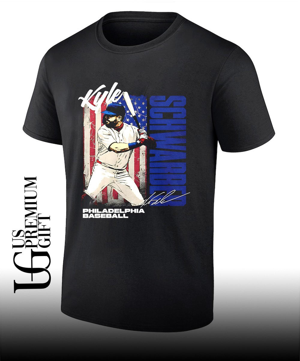 Kyle Schwarber Philadelphia Phillies Baseball players signature shirt