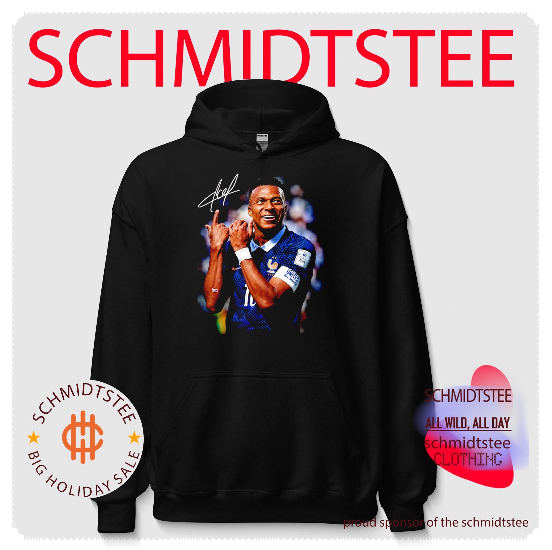 Kylian Mbappe France National Football Team Legend signature shirt