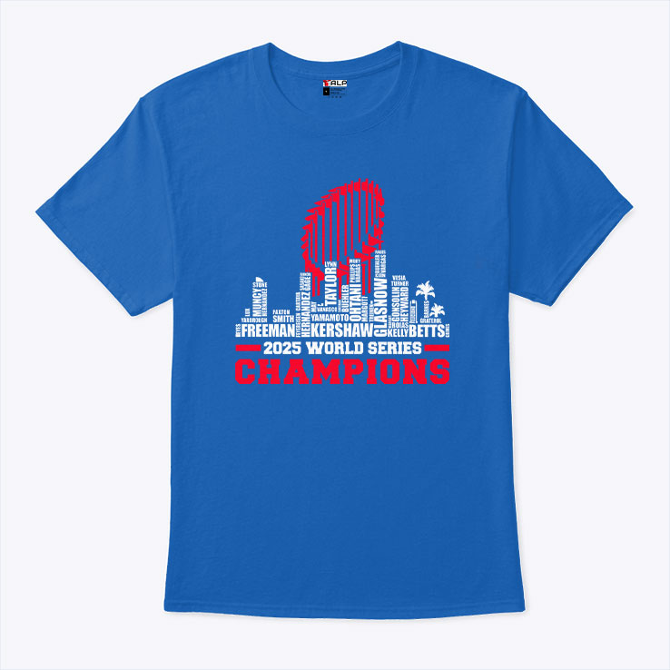 LA Baseball 2025 All Team Player Champions T Shirt
