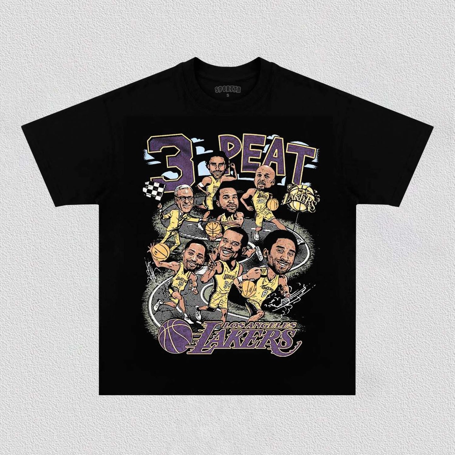 LAKERS 3 PEAT TEE
