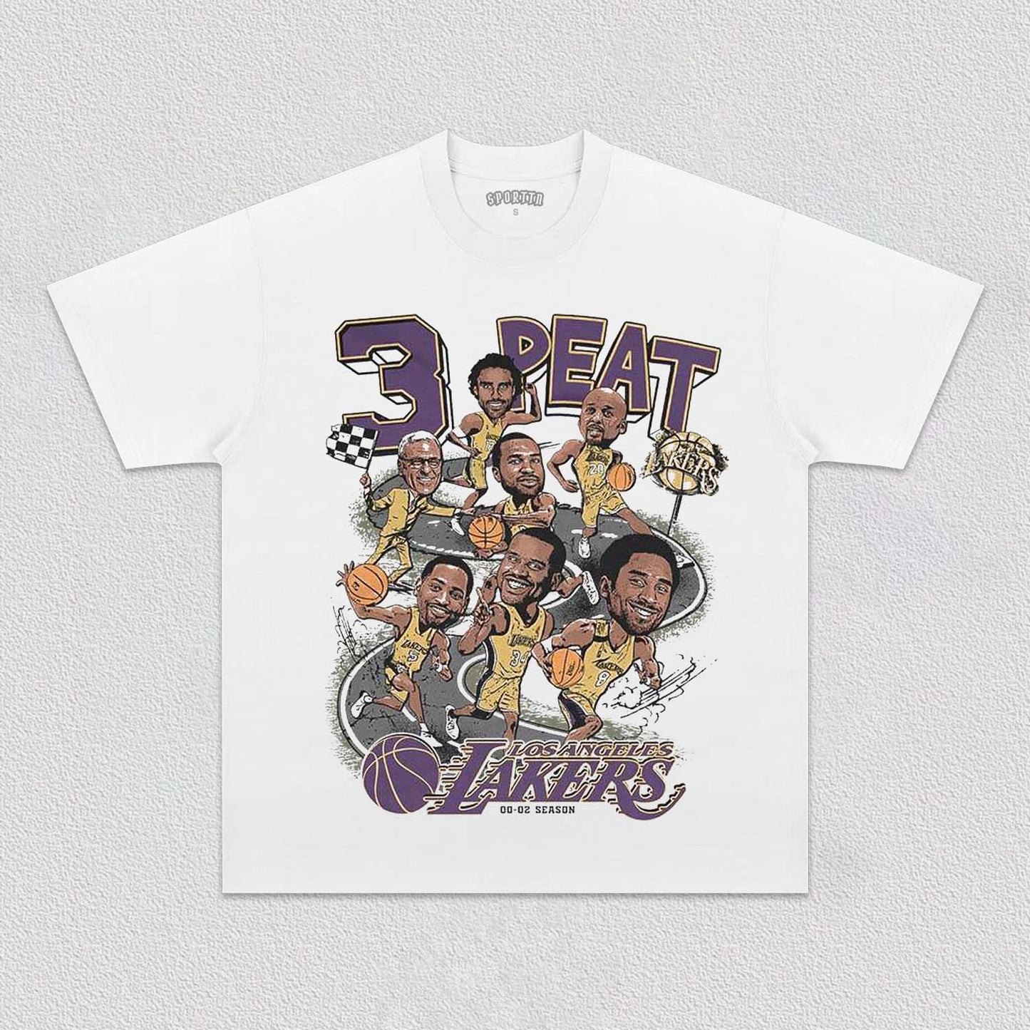 LAKERS 3 PEAT TEE