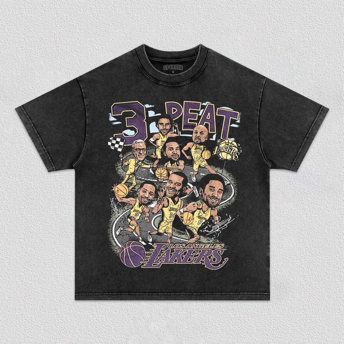 LAKERS 3 PEAT TEE