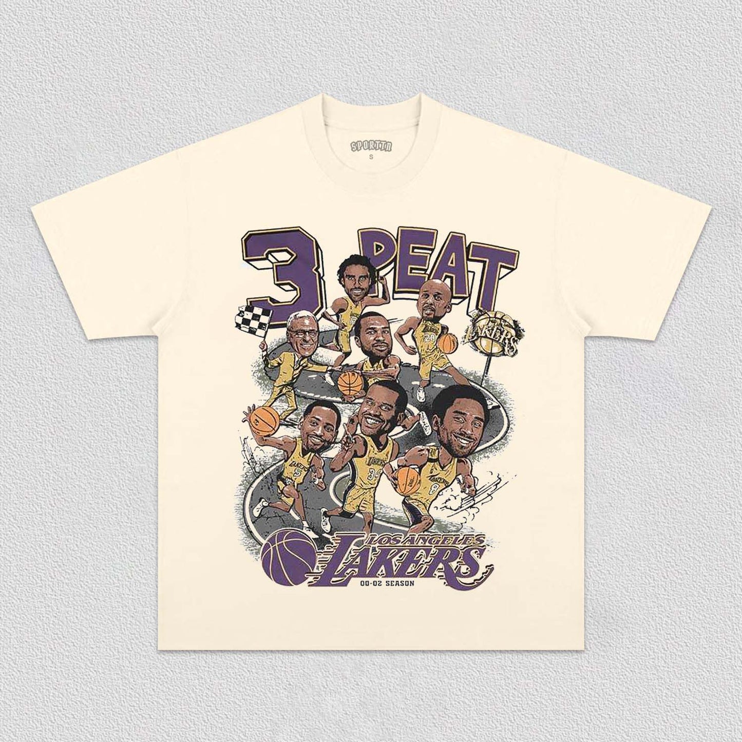 LAKERS 3 PEAT TEE