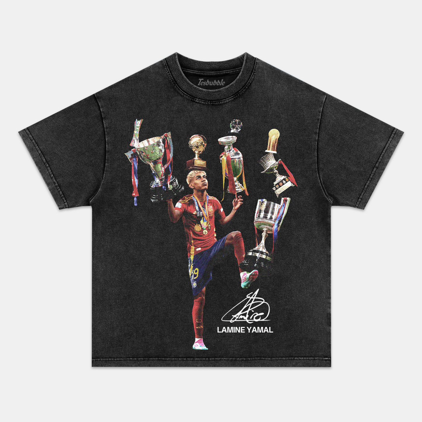LAMINE YAMAL 2.0 TEE Style001 - clothing by TeeHivey.com (Image 2)
