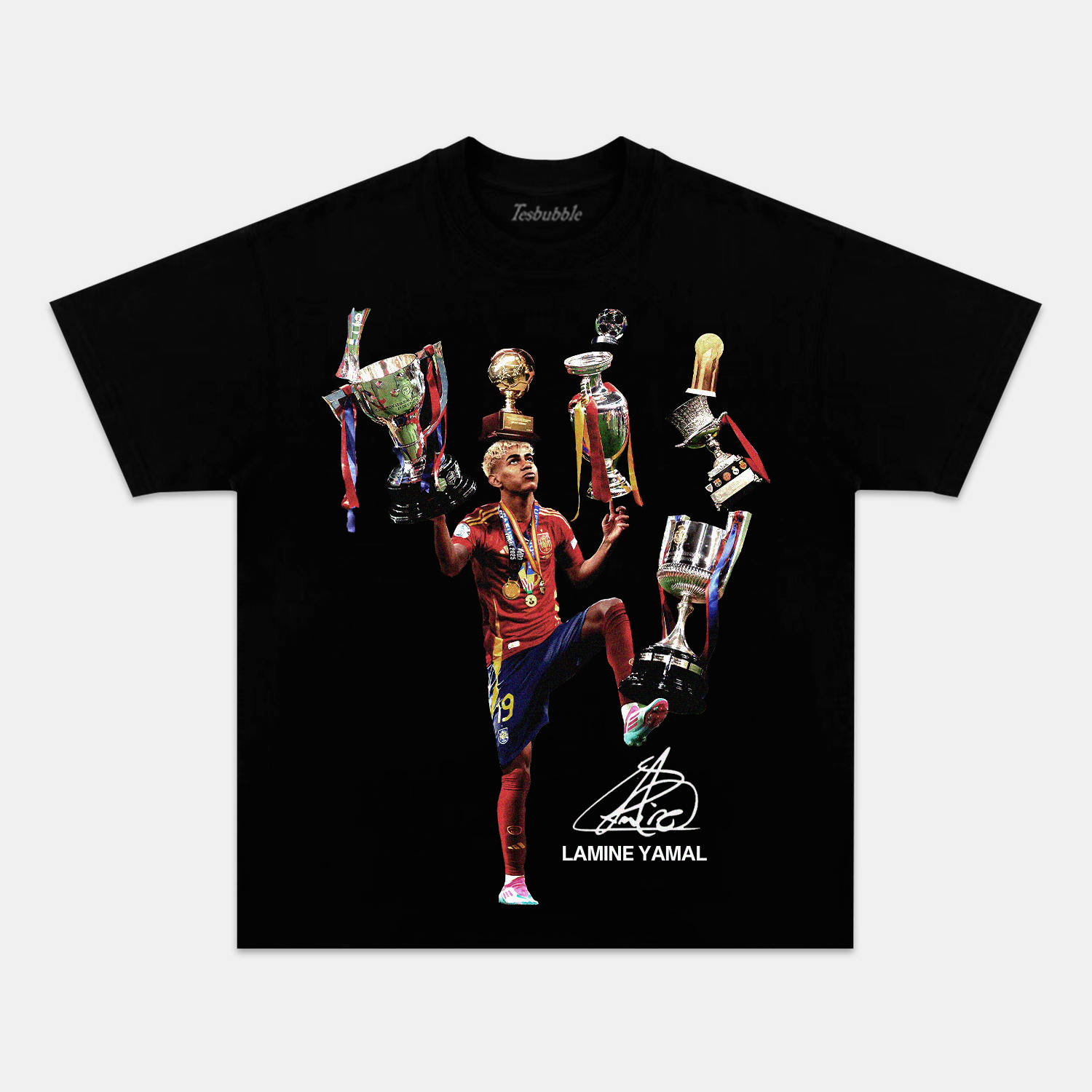 LAMINE YAMAL 2.0 TEE Style001 - clothing by TeeHivey.com (Image 3)