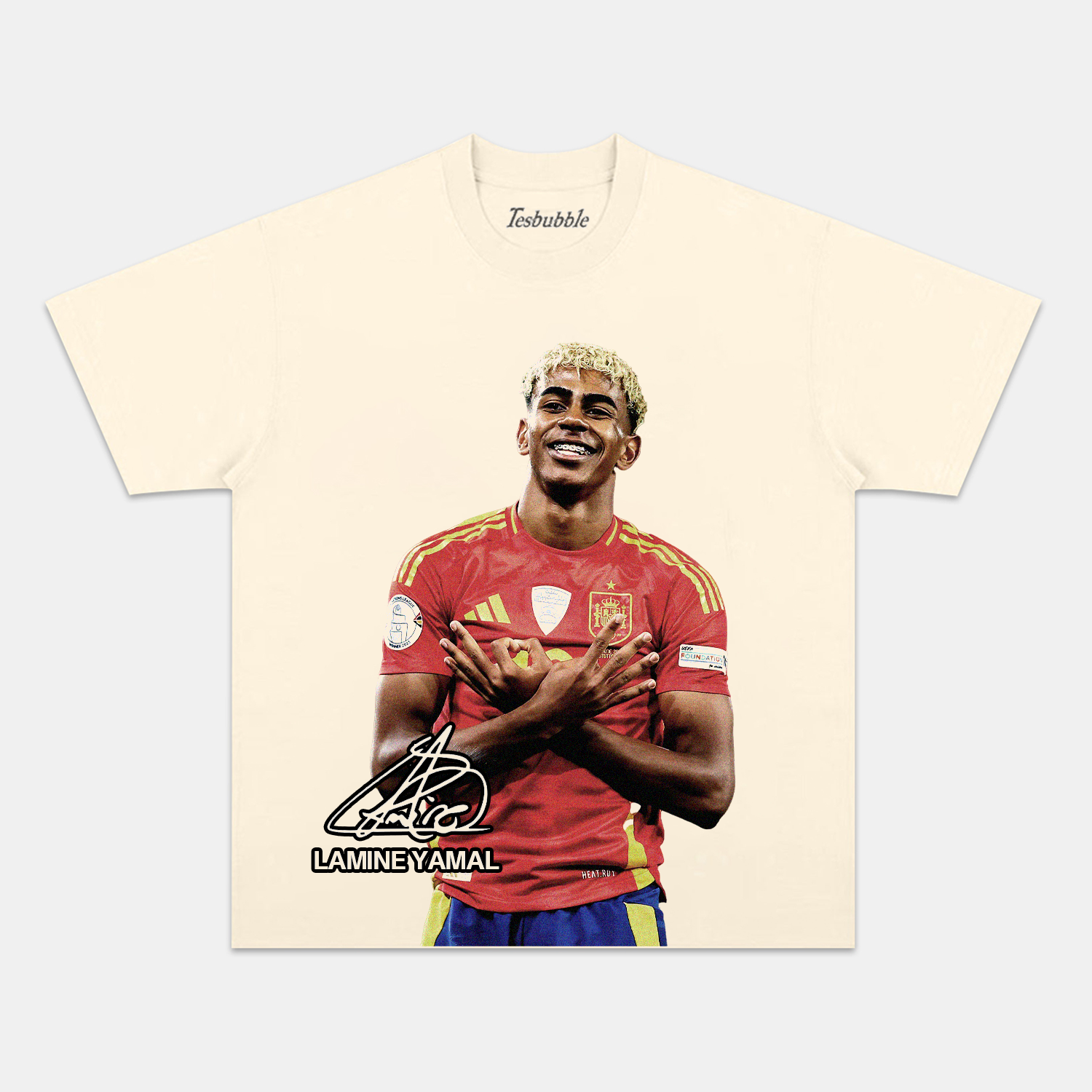 LAMINE YAMAL TEE Style006 - clothing by TeeHivey.com (Image 4)