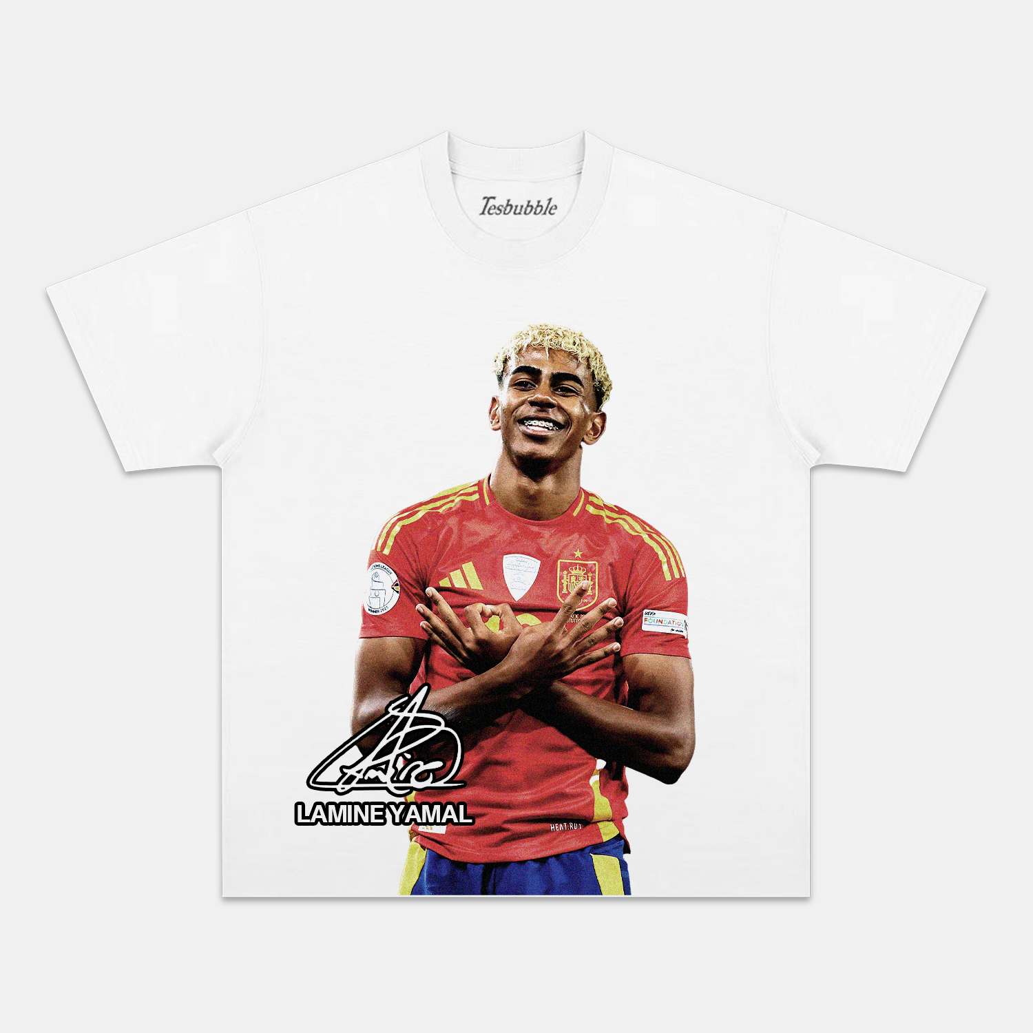 LAMINE YAMAL TEE Style006 - clothing by TeeHivey.com (Image 3)