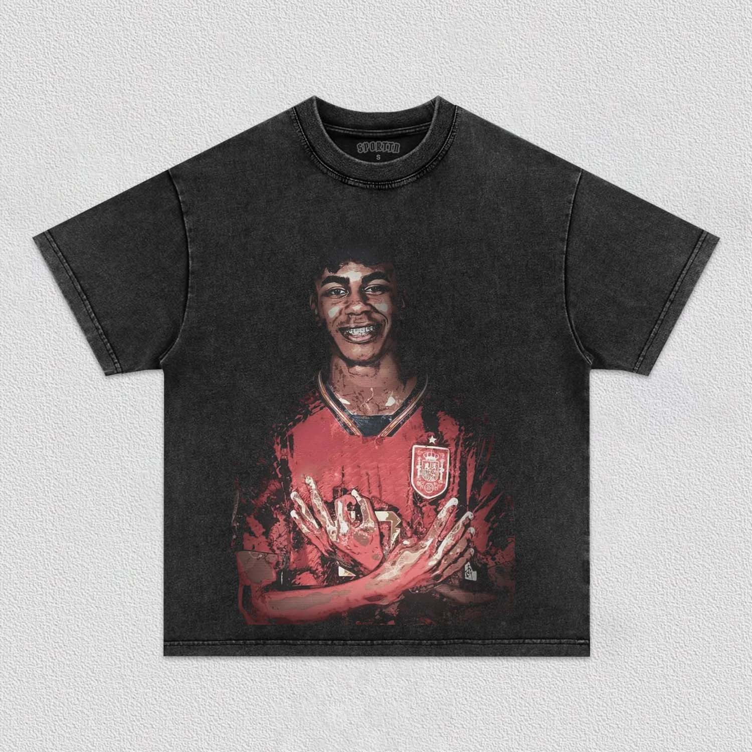 LAMINE YAMAL COTTON T-SHIRT Style002 - clothing by TeeHivey.com (Image 4)