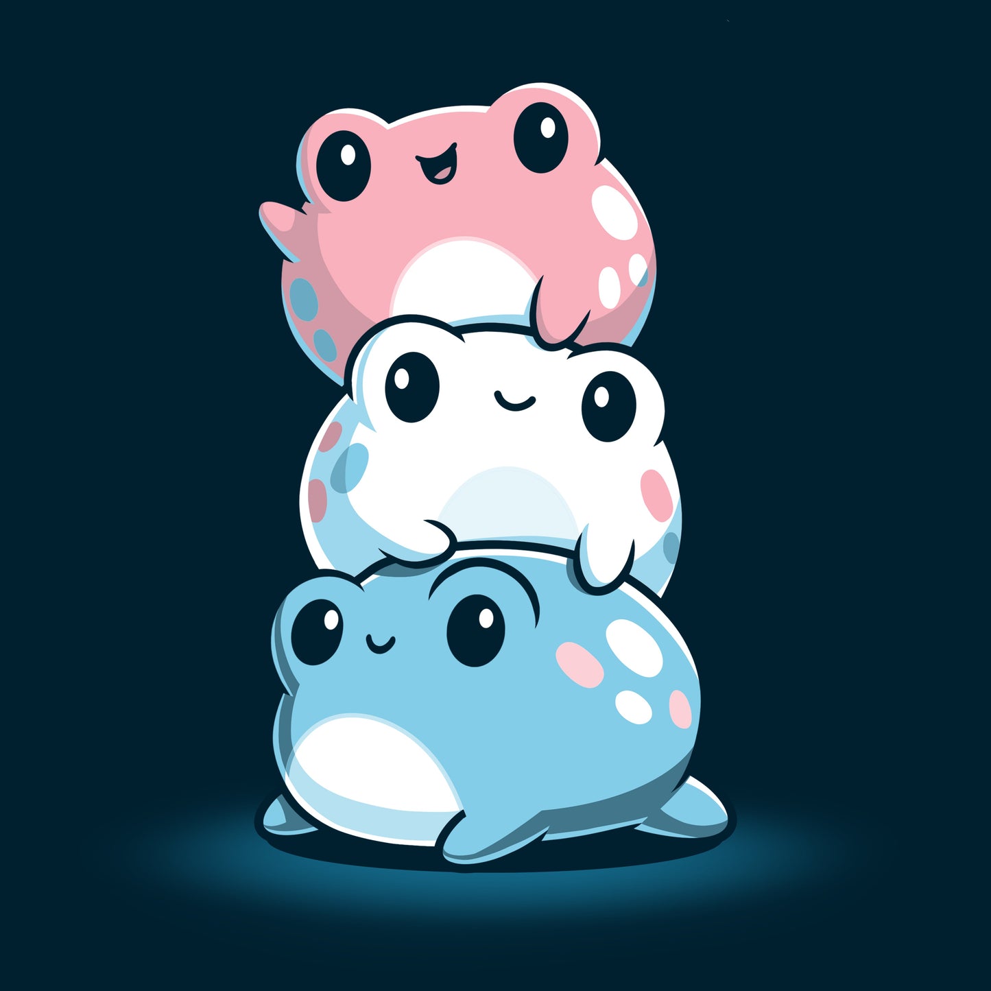 Trans Pride Frogs