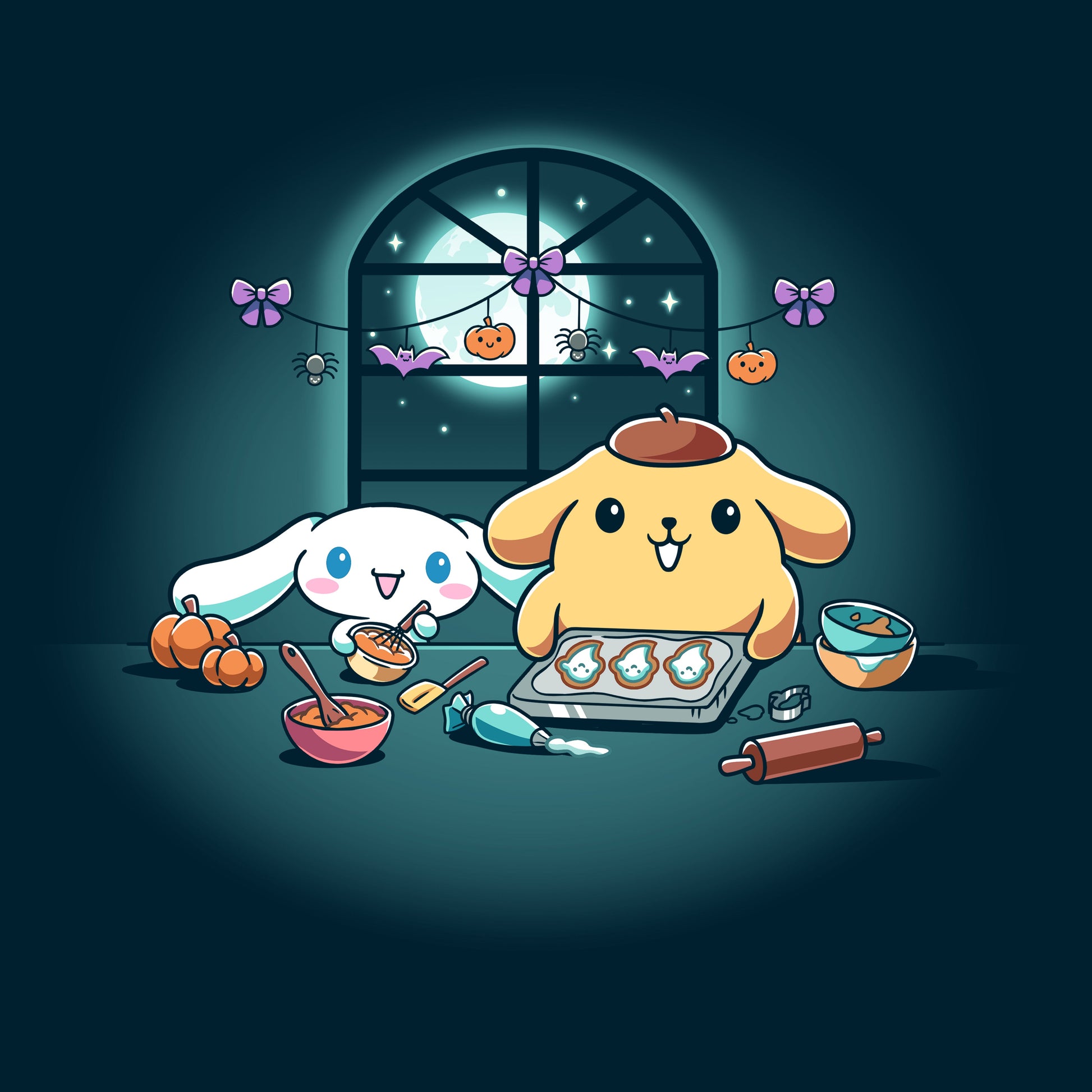 Cinnamoroll and Pompompurin's Halloween Baking