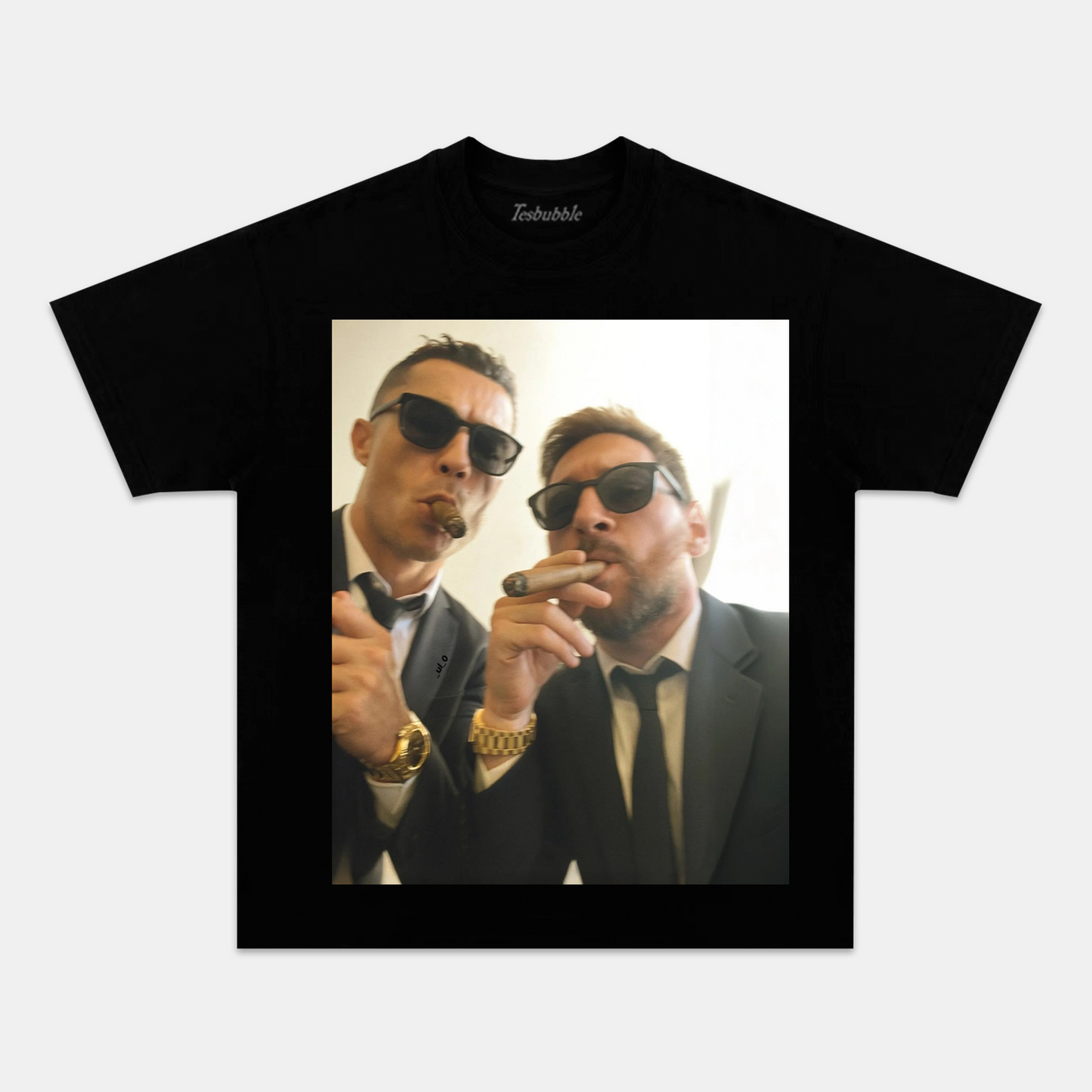 LEO MESSI &CRISTIANO RONALDO 2.0 TEE - clothing by TeeHivey.com (Image 1)