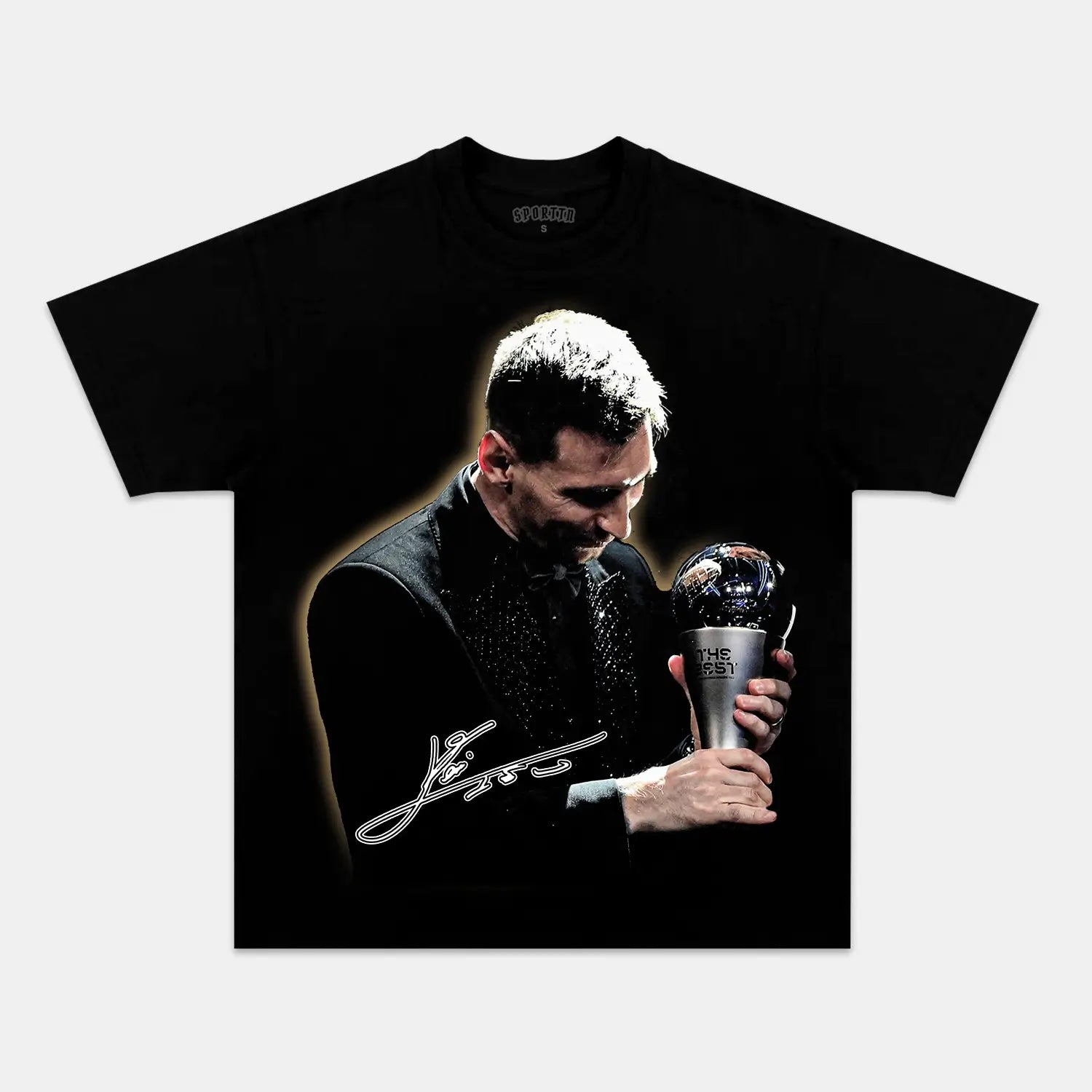LEO MESSI 12.4 TEE - clothing by TeeHivey.com (Image 1)