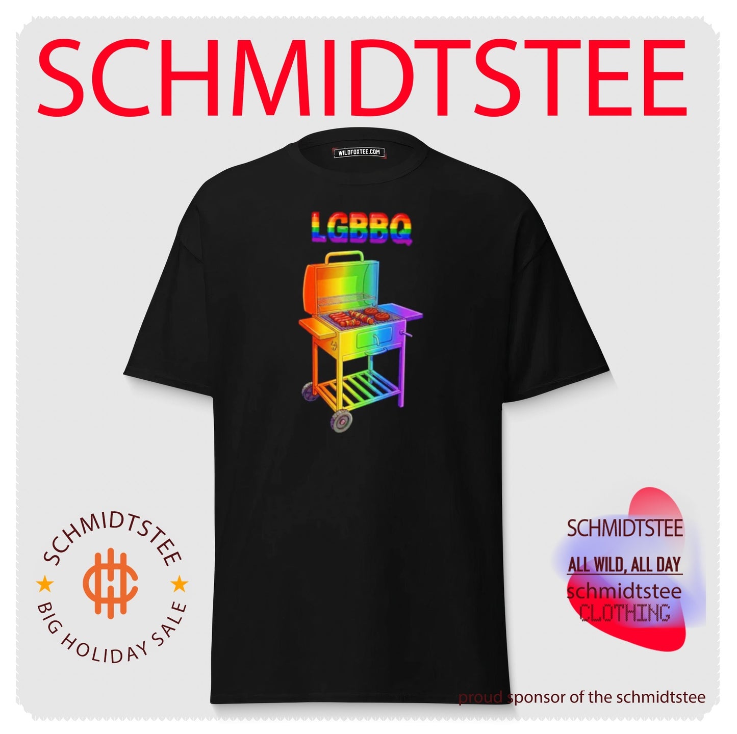 LGBBQ Rainbow Grill LGBTQ Pride Barbecue shirt