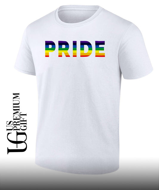 LGBTQ Pride Month Rainbow Lettering Print shirt