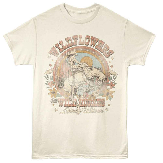 Lainey Wilson - Wildflowers And Wild Horses - American Classics - Natural Adult Short Sleeve T-Shirt