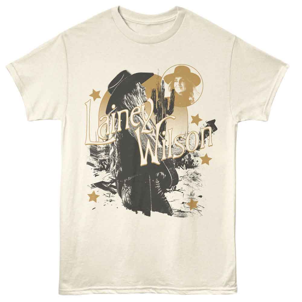 Lainey Wilson - Desert And Stars - American Classics - Natural Adult Short Sleeve T-Shirt (Image 1)
