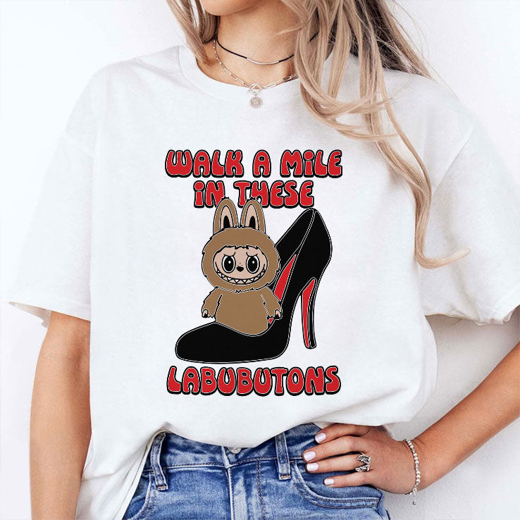 Labubu Walk A Mile In These Labubutons T Shirt