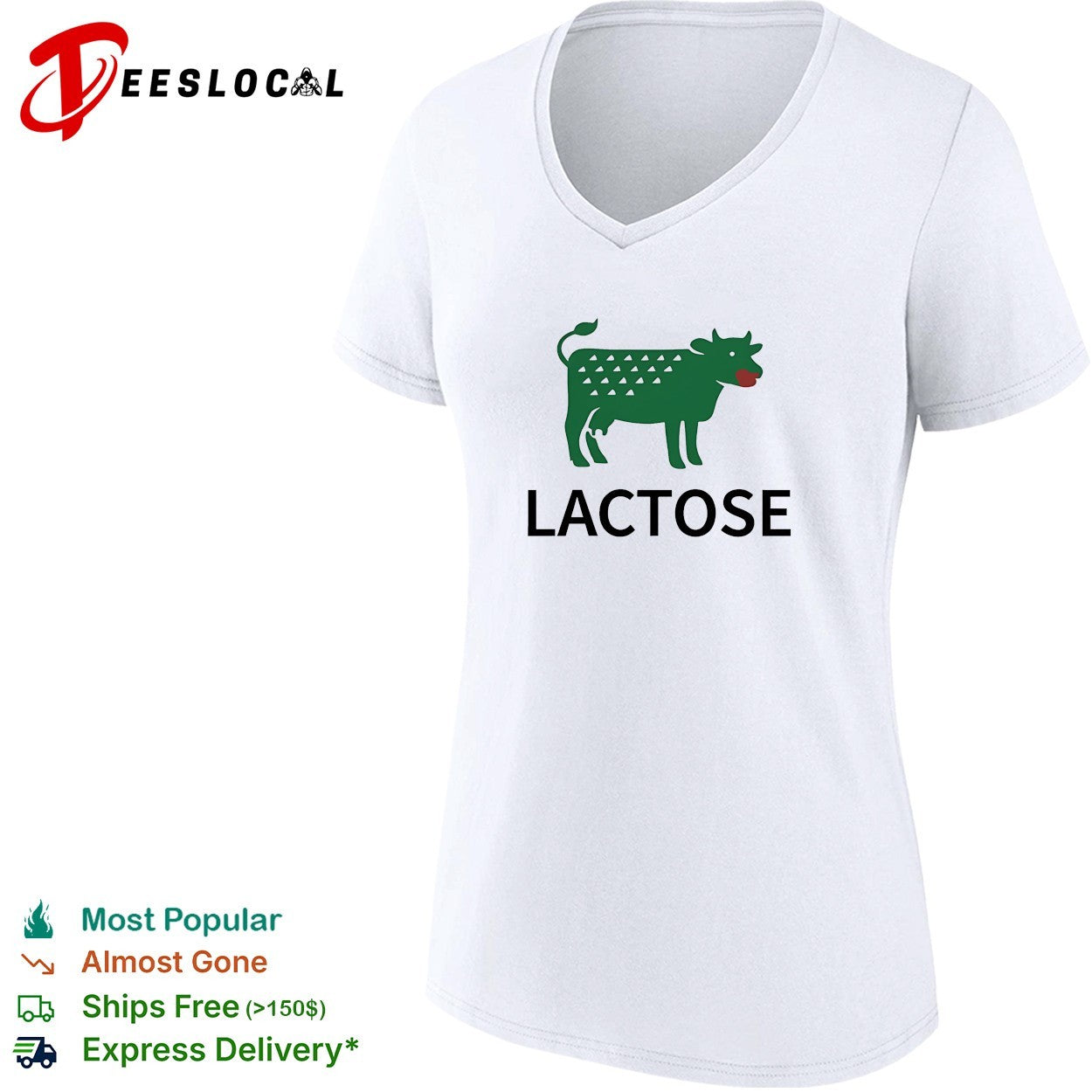 Lactose cow shirt